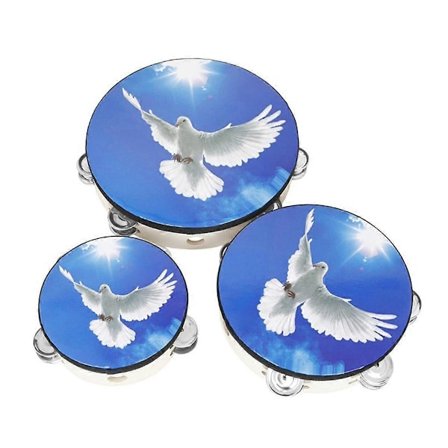 6 8 10 Tommer Håndholdte Klokker Trommesæt Børn Slagtøjsinstrument Danse Palm Trommesæt