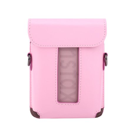 Etui til Instax Mini Link 3, PU med skulderrem (Pink)