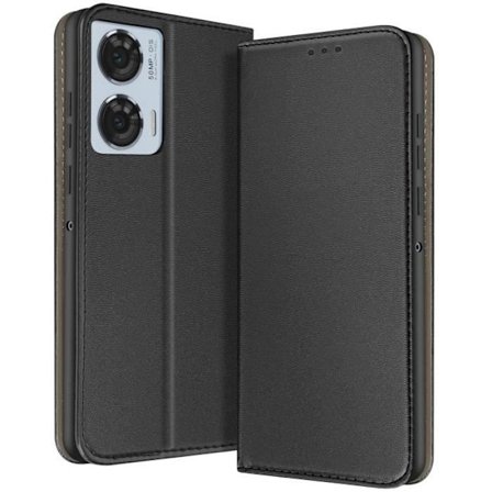 Smartphone Etui - Motorola - Edge 50 Fusion - Vegansk Læder - Magnetlukning - Kortholder