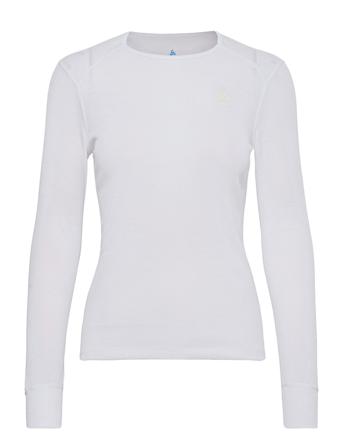 Odlo W Crewneck Ls Active Warm Eco Base Layer Tops Hvid Odlo