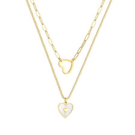 Dubbellager Love Accessories Temperament Mångsidig