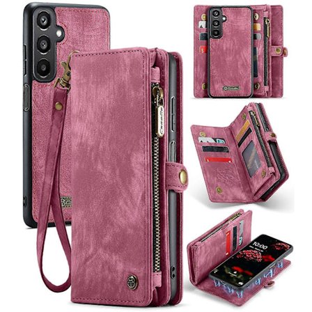 CaseMe 008 Aftagelig Multifunktionel Læder Telefon Cover