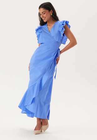 Object Collectors Item-Objhope Papaya S/S WRAP DRESS-34