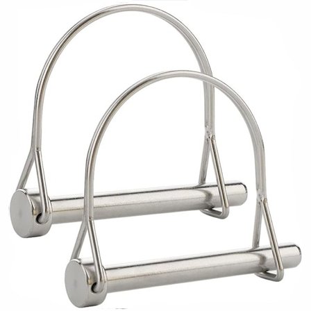 2 Stk Sikkerhetskobling Pin Aksel Låsepinne Fjær Spenne Pin