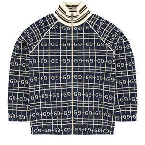 Kids - Gucci Zip knit cardigan 4 years - Jumpers and knitwear - 4 years - Blue