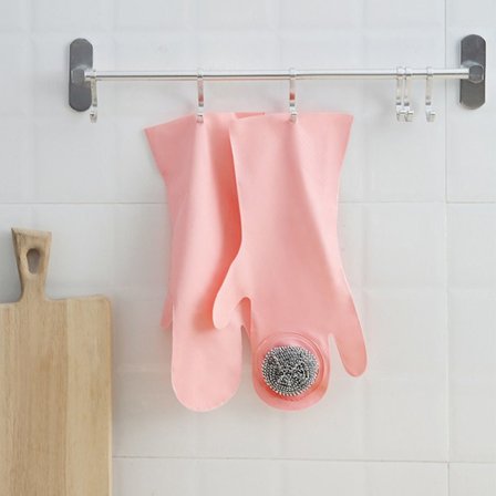 1 Par Diskhandskar Brush Pot Handskar ROSA