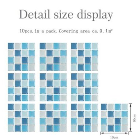 Mosaiikkilaattatarrat seinätarra 04 04