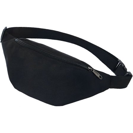 Naisten musta muoti vyölaukku miesten vyölaukku kevyt vedenpitävä vyölaukku koiran ulkoilutus ulkoilu naiset pojat