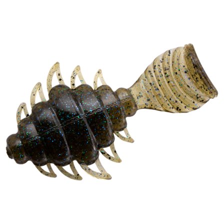 Baitbreath U30 Flat Bugsy 6cm - Dark Greenpumpkin/Blue