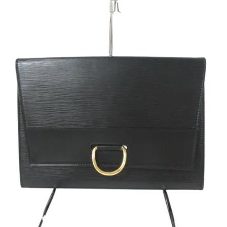 Louis Vuitton Vintage, Pre-owned Leather Bag Zwart, Dames, Maat:ONE Size