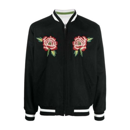 Kenzo, Bomber Jackets Zwart, Heren, Maat:L