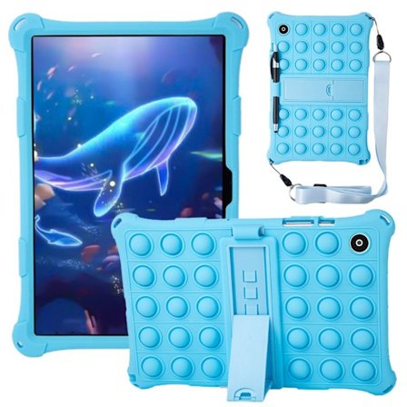 Samsung Galaxy Tab A8 10.5 Cover Pop It Fidget Blå