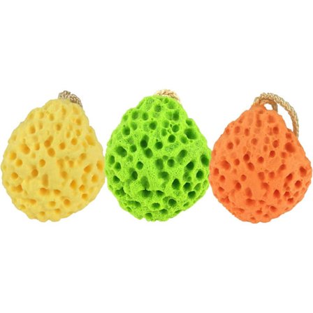 3-pack Kroppsbadsvamp Badsvamp Mjuk Kroppsduschsvamp Rengörande Kroppsvamp Peeling Rengör