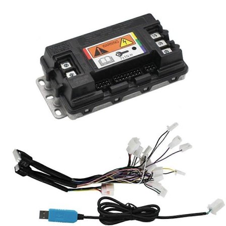 EM50-4/72300 48-72V Ohjelmoitava Siniaalto-ohjain 2000W Sähköskootteri Sähkömoottoripyörä Q