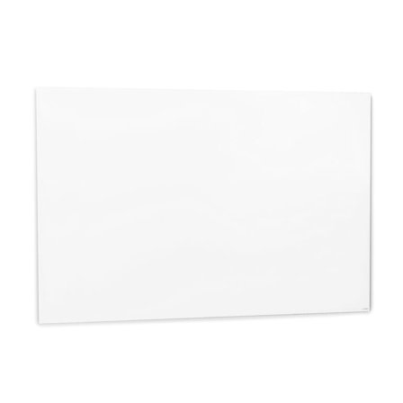 Magnettavle STELLA i glass, H1000 B1500 mm, hvit