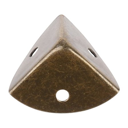 Antik metalllåda Hörnskydd Kantsäkerhetsskydd Skåp Möbelhörn Stötfångare i metall för soffbord Trälåda