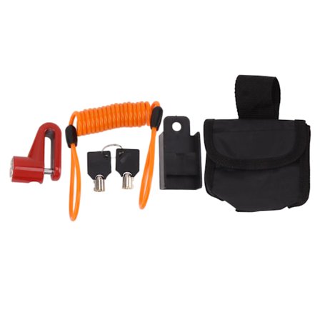 Larm Skivbromslås Vattentätt Förhindra stöld Multifunktionsmotorcykelsäkerhetslås för Cyklar