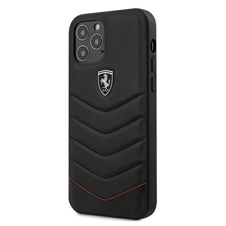 Ferrari FEHQUHCP12LBK iPhone 12 Pro Max 6,7" sort/sort hardcase Off Track Quilted