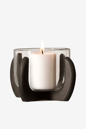 Zelected by Houze - Lysestage Malawi - Sort - Lysestager & lanterner - Fra Homeroom