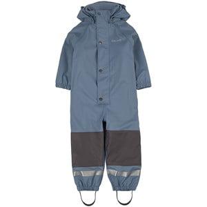 Kuling Douglas Lined Recycled Rain Coverall Flintstone Blue 110/116 cm - Coveralls - 110/116 cm - Blue
