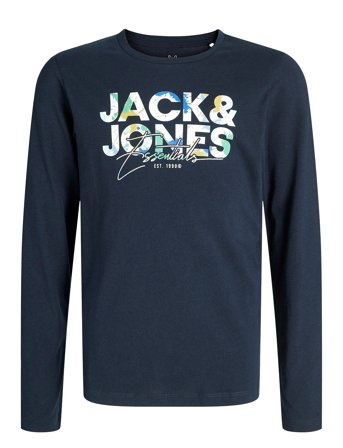 Jjgeplas Tee Ls Crew Neck Mni Navy Jack & J S