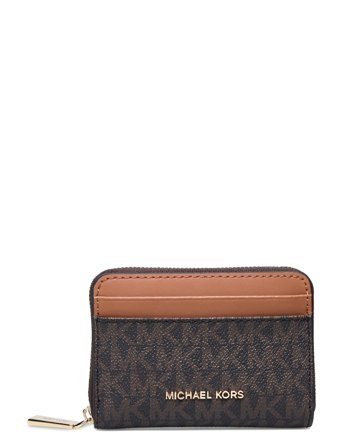 Michael Kors Sm Za Coin Card Case - Brown - ONE SIZE