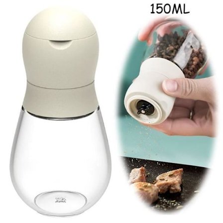 Peberkværn, Manuel Krydderikværn, Transparent Havsaltkværn, Bowling-Style Håndkrydderikværn, Salt- og Peberbøsser