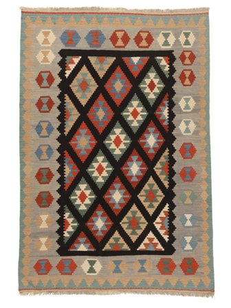 Kilim Qashqai Rug Oriental Brown/Black ( Persia)