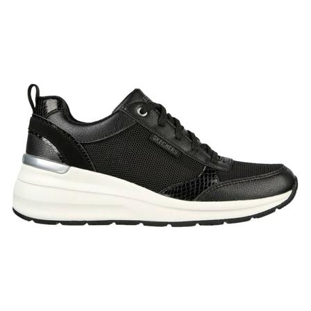Skechers Sneakers , Zwart , Dames , Maat: 37 EU