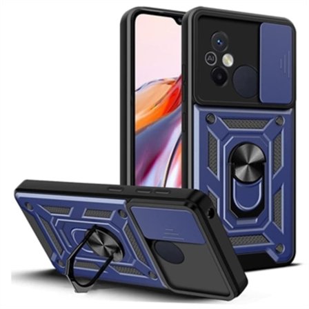 Xiaomi Redmi 12C Hybrid Skal med Roterande Ring med...