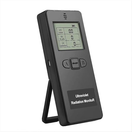 Digital Ultraviolett Strålingsdetektor UV UVI Meter Dosimeter Tester med Temperaturvisning for H