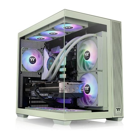Thermaltake View 380 TG ARGB Mid Tower Chassis Matcha Green