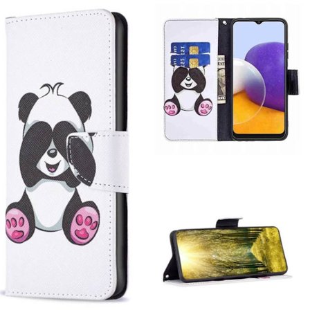 Lompakkokotelo Samsung Galaxy A14 - Panda