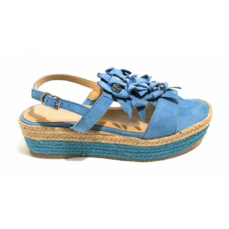 Apepazza wedges Ds18Ap18 , Blauw , Dames , Maat: 39 EU Sleehakken