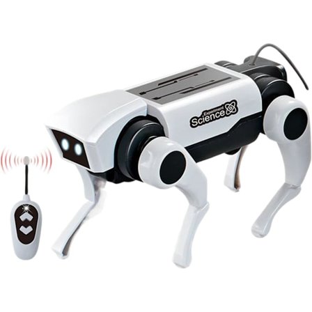 Solar Robot Hund Leksak - DIY STEM Byggsats med Solpanel, Pedagogiskt Mekaniskt Husdjur för Barn & Vuxna