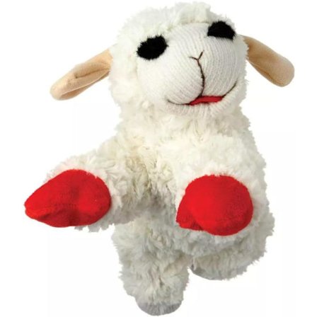 Lamb Chop Klassisk TV Docka Karaktär Hundleksak Mjuk Plysch Pip Ljud Välj Storlek (Jumbo - 24")-15191