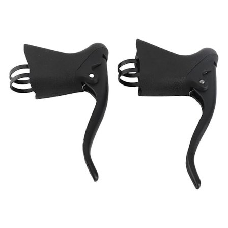1 Par Aluminiumlegering Mountain Road Bike Cykel Bromshandtag Cykel Bromsspak Svart