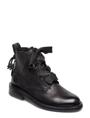 Laureen Roma Shoes Boots Ankle Boots Laced Boots Svart Zadig & Voltaire