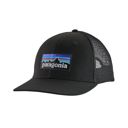 Patagonia P-6 Logo Trucker Hat Men caps Black OneSize