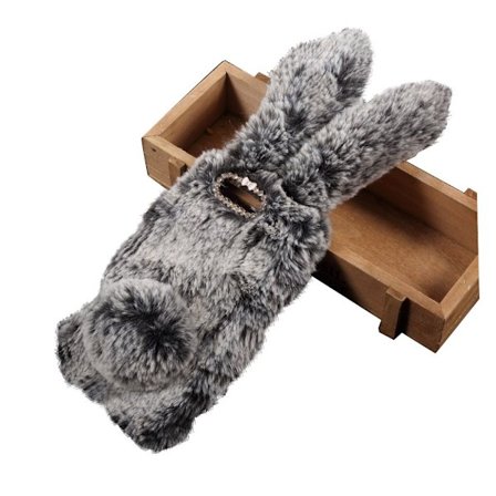 Fluffy Rabbit Huawei Honor 9 skal - Brun