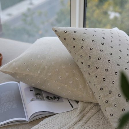 Set med 2 st Kuddfodral 45x45cm Dekorativa för Soffa Vardagsrum