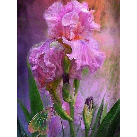 30x40 cm 5d fuld DIY diamantmaleri, DIY blomster diamantmaleri, diamantmaleri