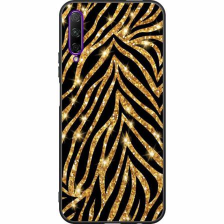 Honor 9x Pro Svart Skal Gold & Glitter