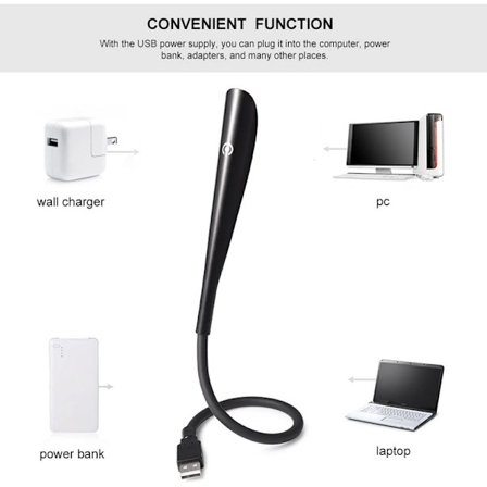 USB lampa LED mini-ljus bärbar dator anteckningsbok