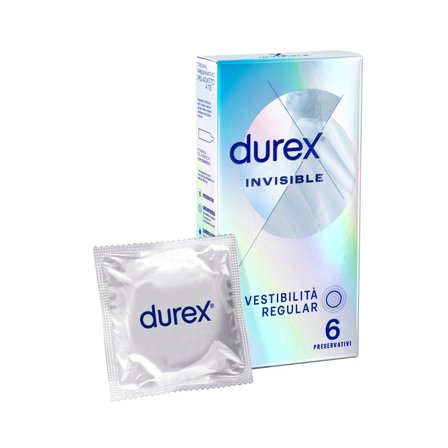 Durex Invisible Profilattico 6 Pezzi Massima Sensibilità