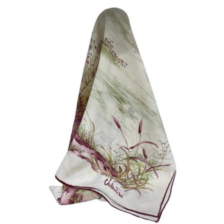 Valentino Vintage, Pre-owned Scarf Beige, Dames, Maat:ONE Size
