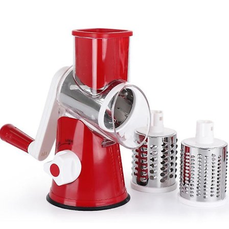 Pyörivä juustoraastin vihannesleikkuri raastin keittiöön nopeampaan ja helpompaan leikkaamiseen