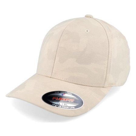 Flexfit - Beige flexfit Keps - Light Camo Beige Camo Flexfit @ Hatstore