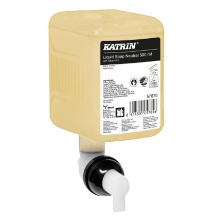 KATRIN Tvål Neutral 500ml - Lyreco - Städ och hygien - Tvål och hygien - Hygiensystem - Katrin