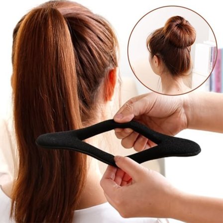 1/2/3 stk. Hårkrøllsett, Donutknute